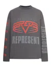 Represent Living Legacy Tour Reversible Long-sleeve T-shirt In Gray