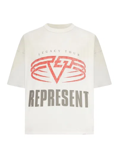 Represent Living Legacy Tour Reversible T-shirt In Neutral