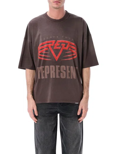 Represent Living Legacy T-shirt - Relaxed Fit For Everyday Comfort - Size L In Brown