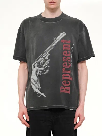 Represent Loaded With Love T-shirt In Black