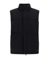 Represent Logo-appliqué Quilted Gilet In Black