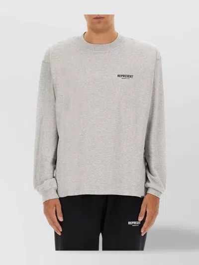 REPRESENT LOGO CREW NECK SWEATER