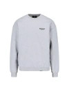 Represent Owners Club Oversize Cotton Sweatshirt In Gray
