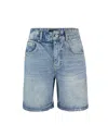 Represent Logo Denim Shorts