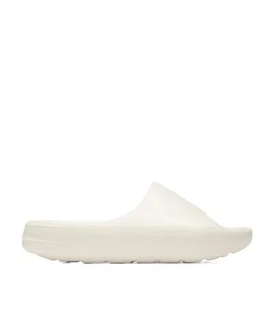 Represent Logo-embossed Ridged Slides In White