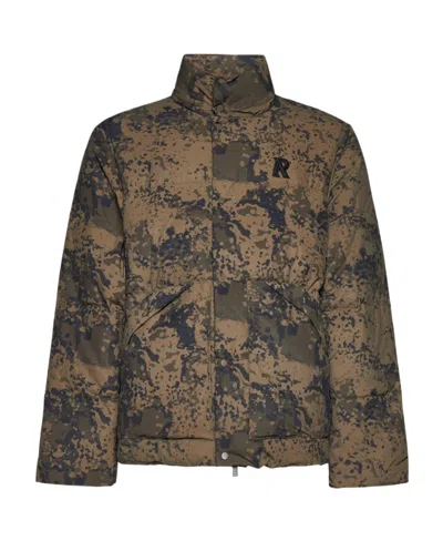 REPRESENT REPRESENT CAMOUFLAGE PRINTED HIGH-NECK PUFFER JACKET