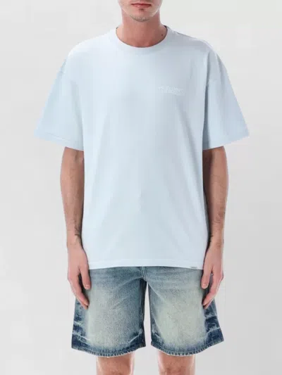 Represent Logo Graphic Crew Neck Short Sleeve T-shirt In Blue