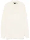 Represent Logo-lettering Sweater In White