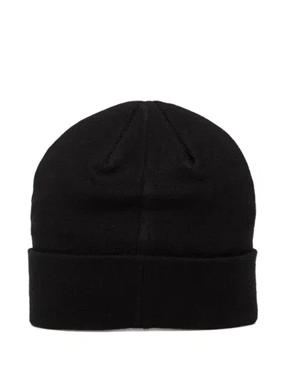 Represent Logo-patch Beanie In Black
