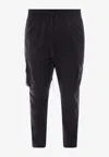 Represent Logo Patch Cargo Pants In Black
