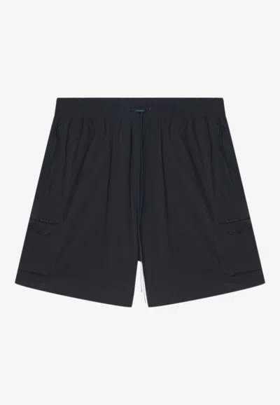 Represent Logo-plaque Shorts In Red