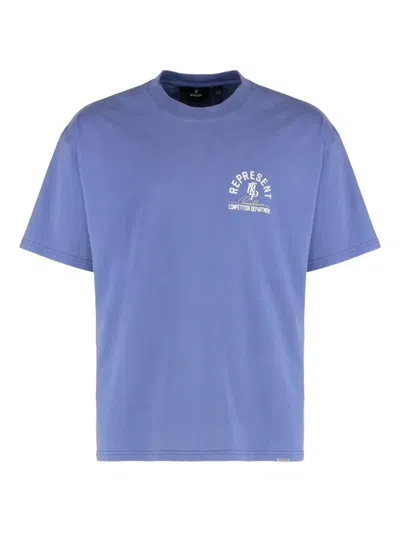 Represent Competition Department T-shirt In Blue