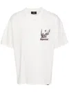 Represent Graphic-print Cotton T-shirt In Weiss
