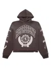 Represent Logo-print Hoodie In Brown