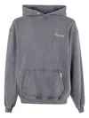 Represent Logo-print Hoodie In Gray