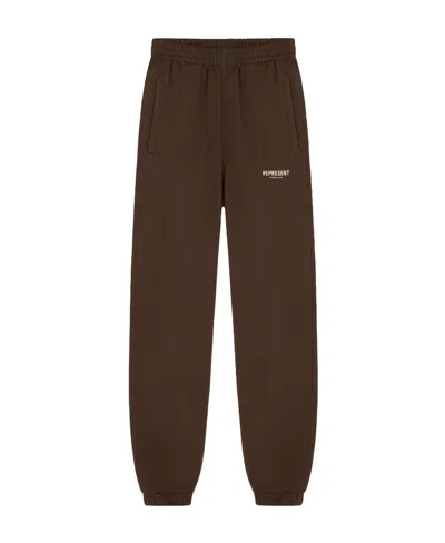 Represent Logo-print Joggers In Green
