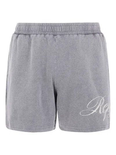 REPRESENT LOGO-PRINT SHORTS