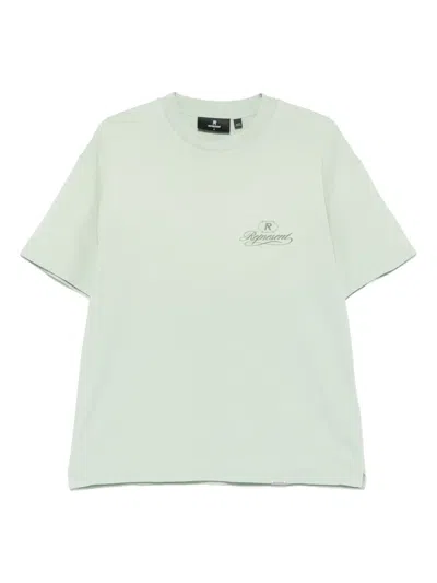 Represent Logo-print T-shirt In Green
