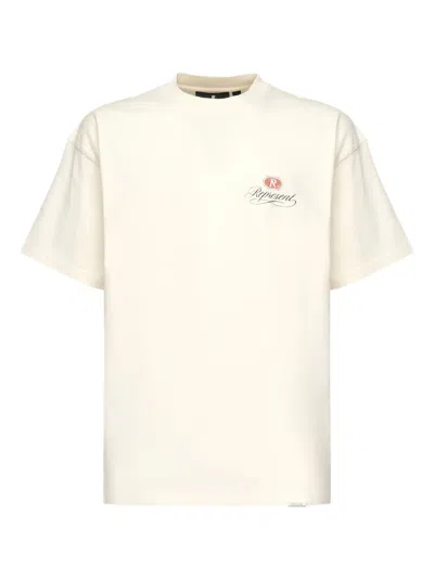 Represent Grand Vintage Hand Drawn T-shirt In White