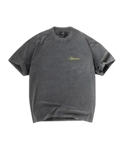 Represent Logo Printed T-shirt In Burgundy