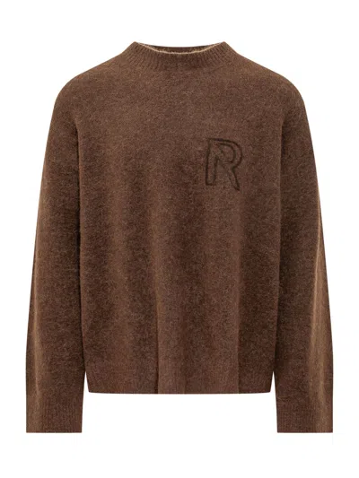 Represent Logo Sweater In Brown