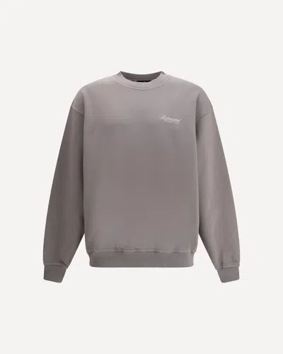Represent Logo Sweatshirt In Gray