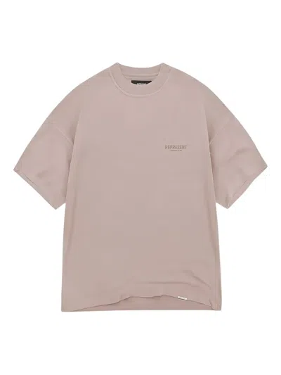 Represent Logo T-shirt In Neutral