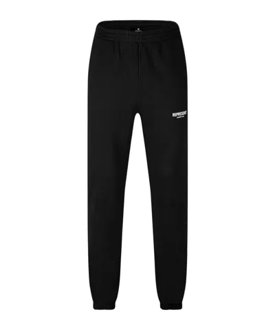 Represent Logo Track Pants In Black