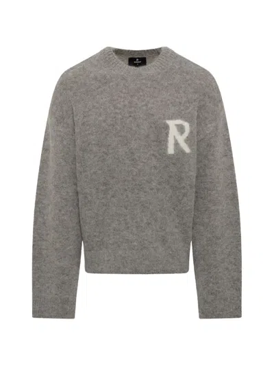 Represent Logo-detail Sweater In Gray