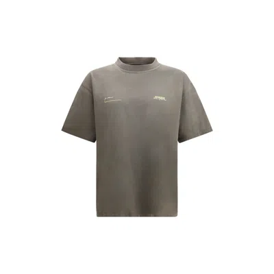 Represent Script Logo T-shirt In Gray