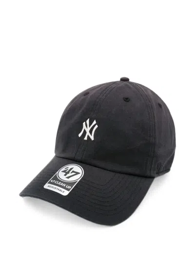 Represent Logo-embroidered Cap In Black