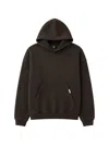 Represent Logo-embroidered Pouch-pocket Hoodie In Brown
