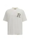 Represent Logo-patch Cotton T-shirt In Neutral