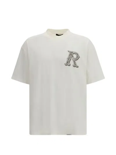 Represent Logo-patch Cotton T-shirt In Neutral