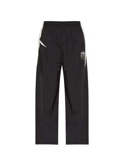 Represent Logo-patch Track Pants In Black