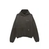 Represent Mens Brand-print Relaxed-fit Cotton Hoody Ash Xs In Gray