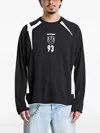 Represent Logo-print Panelled T-shirt In Black