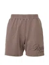 Represent Logo-print Shorts In Brown