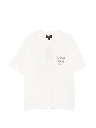 Represent Logo-print Short-sleeve T-shirt In White
