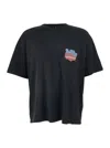 Represent Graphic T-shirt With Front Print In Black