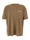 Represent Monogram Print T-shirt In Brown