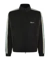 Represent Mens Embroidered-logo Striped-taped Woven Track Jacket Jet Black Xl In Black