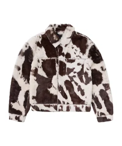 Represent Long Sleeve Jacket In Brown