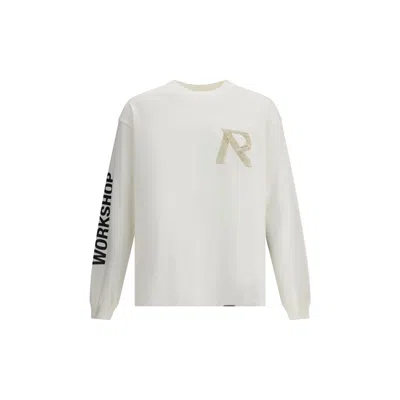 Represent Long Sleeve Jersey With Scotch Effect Logo In White