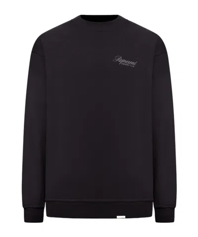 Represent Long Sleeve Sweatshirt In Black