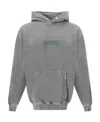 Represent Long-sleeved Hooded Sweater In Gray