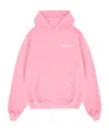 Represent Owner's Club Cotton Hoodie In Pink