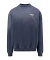 Represent Owners Club Cotton Sweatshirt With Frontal Logo Print In Blue