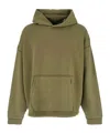 Represent Green Sweatshirt With Logo Lettering On The Front And Faded Effect In Cotton Man In Multi
