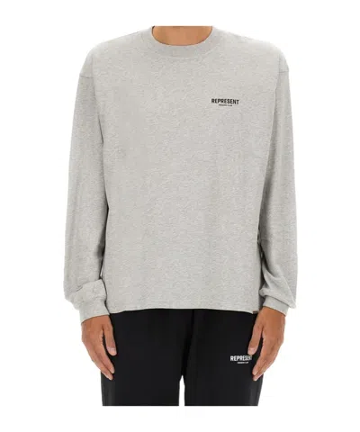 Represent Long-sleeved T-shirt In Gray